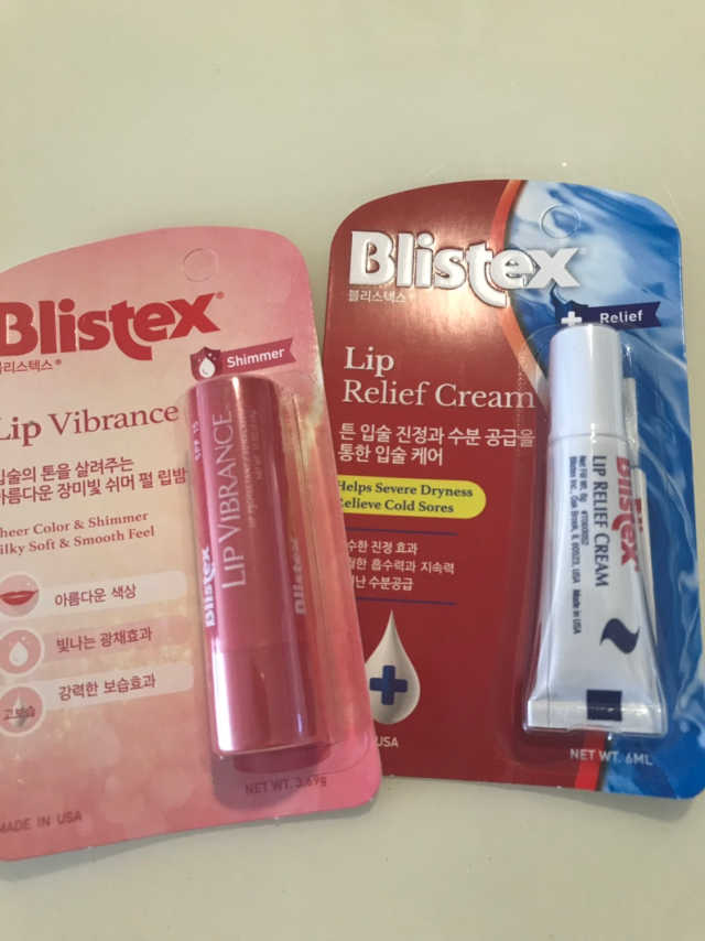 블리스텍스 립 릴리프 크림 립밤, 립 바이브런스 립밤 리뷰 사진