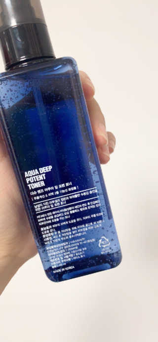 다슈코리아 다슈 맨즈 아쿠아 딥 포텐 토너 153ml — 5점을 준 리뷰어가 2019년 6월 올린 사용 사진