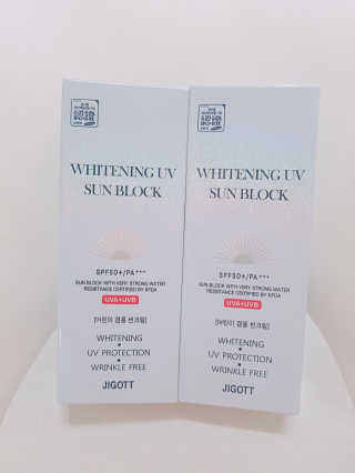 지고트 화이트닝 유브이 썬블럭 크림 70ml,1+1 — 5점을 준 리뷰어가 2019년 5월 올린 사용 사진
