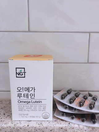 네츄럴굿띵스 오!메가루테인 60일분 — 5점을 준 리뷰어가 2019년 9월 올린 사용 사진