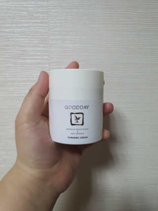 GoodDay Skincare GoodDay 강황크림 50g — 5점을 준 리뷰어가 2019년 12월 올린 사용 사진