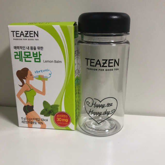 티젠 레몬밤 + 마이보틀 리뷰 사진