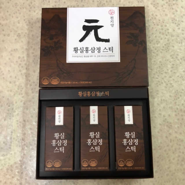 천지양 황실 홍삼정 스틱 리뷰 사진