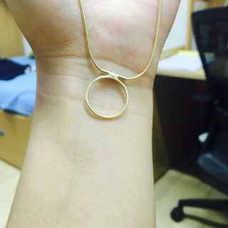 멕코이 PARA NECKLACE — 4점을 준 리뷰어가 2016년 9월 올린 사용 사진