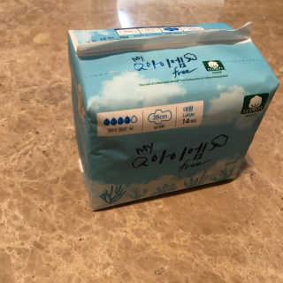 보타메디 마이아이엠 생리대 — 4.5점을 준 리뷰어가 2019년 1월 올린 사용 사진