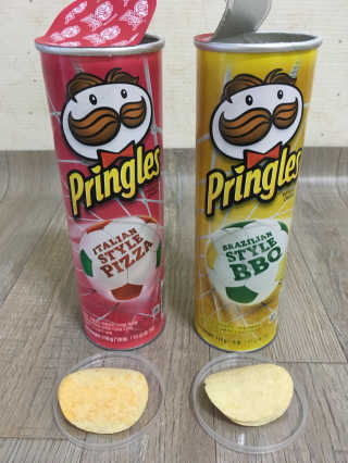 프링글스 브라질리안 BBQ, 이탈리안 PIZZA — 5점을 준 리뷰어가 2018년 5월 올린 사용 사진