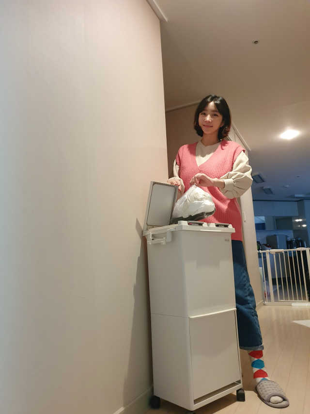 [IDEAzip 올인원 밀폐형 휴지통]똑똑한 정리 수납 리뷰 사진
