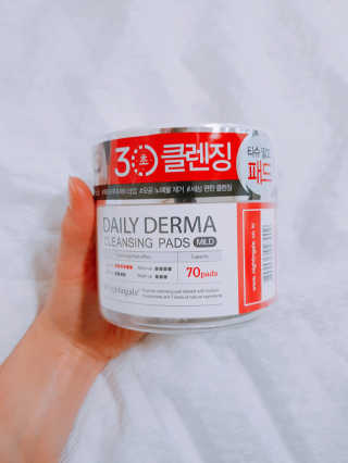 나이팅게일 데일리 더마 클렌징패드 마일드 — 5점을 준 리뷰어가 2018년 6월 올린 사용 사진