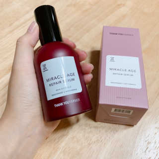 땡큐파머 미라클 에이지 리페어 세럼 — 5점을 준 리뷰어가 2019년 9월 올린 사용 사진