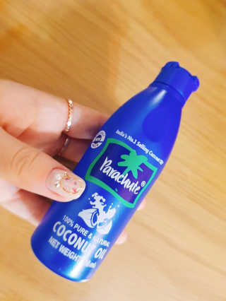 파라슈트 100퍼 코코넛오일 100ml — 5점을 준 리뷰어가 2018년 8월 올린 사용 사진