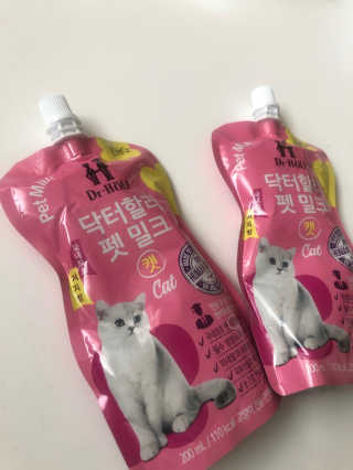 닥터할리펫밀크 8종 — 5점을 준 리뷰어가 2020년 1월 올린 사용 사진