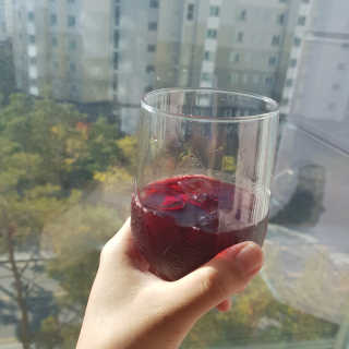 [하이헬스] 정말 진하고 맛있는 유기농 석류즙 30포 — 5점을 준 리뷰어가 2019년 11월 올린 사용 사진