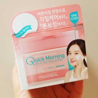 메디힐-퀵모닝 올인원 톤업패드 — 4점을 준 리뷰어가 2019년 5월 올린 사용 사진