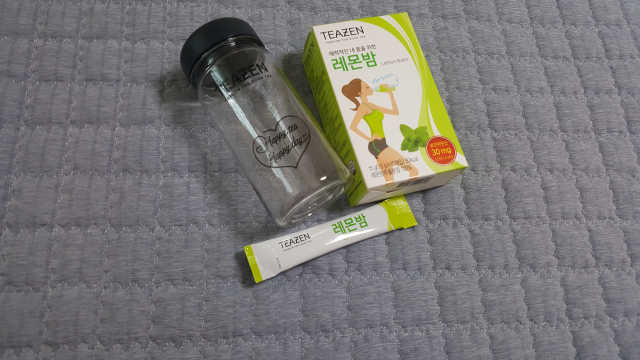 티젠 레몬밤 + 마이보틀 리뷰 사진