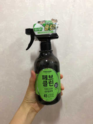 더블유드레스룸 페브클린 500ml — 3.67점을 준 리뷰어가 2018년 8월 올린 사용 사진