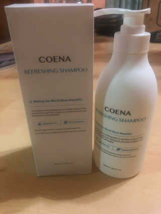 코에나샴푸 500ml — 4점을 준 리뷰어가 2019년 8월 올린 사용 사진