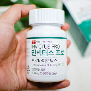 라플레 염창환 박사의 3세대 유산균, 인빅터스 프로 — 5점을 준 리뷰어가 2019년 9월 올린 사용 사진