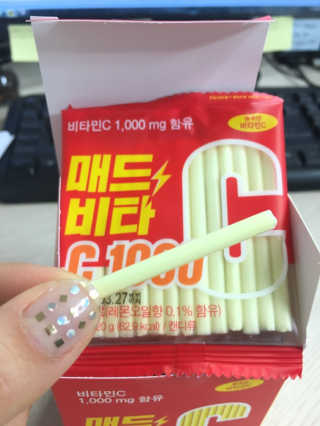 매드비타C 1000 — 5점을 준 리뷰어가 2019년 4월 올린 사용 사진