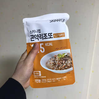 스키니랩 곤약리조또 3종 — 5점을 준 리뷰어가 2019년 3월 올린 사용 사진