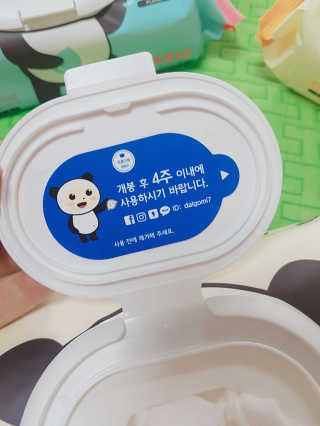 달곰이 물티슈 — 5점을 준 리뷰어가 2018년 9월 올린 사용 사진