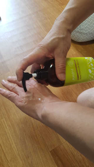 아미니 비노테라 오일워시 400ml 대용량 — 4.5점을 준 리뷰어가 2019년 7월 올린 사용 사진