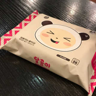 달곰이 물티슈 — 5점을 준 리뷰어가 2018년 5월 올린 사용 사진
