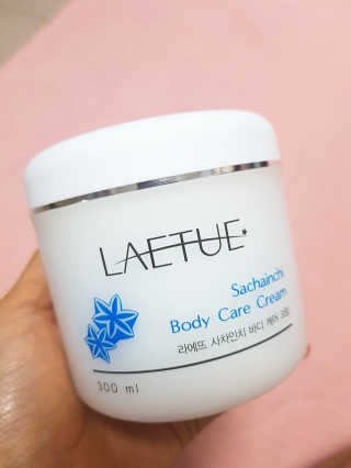 (주)이스터비엔에프 라에뜨 사차인치 바디케어크림 300ml — 4점을 준 리뷰어가 2019년 3월 올린 사용 사진