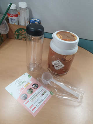슬림라운지 디포유 맛있는 쉐이크 5가지맛 — 3.5점을 준 리뷰어가 2020년 2월 올린 사용 사진