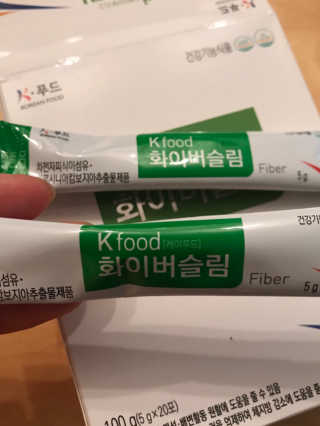 두루원 똥기사의 Kfood 화이버슬림 — 5점을 준 리뷰어가 2018년 7월 올린 사용 사진