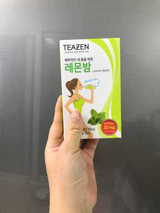 티젠 레몬밤 + 마이보틀 — 5점을 준 리뷰어가 2018년 7월 올린 사용 사진