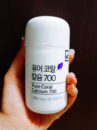 네츄럴굿띵스 퓨어 코랄 칼슘 700 30일분 — 5점을 준 리뷰어가 2018년 9월 올린 사용 사진