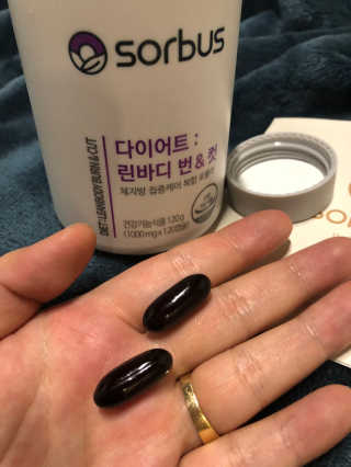 소버스 다이어트 린바디 번앤컷 — 3.5점을 준 리뷰어가 2020년 1월 올린 사용 사진