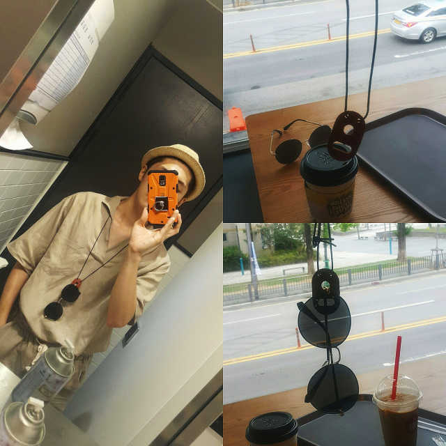 쏘닷비 선글라스 홀더 목걸이 리뷰 사진