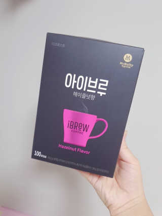 한국맥널티 아이브루 헤이즐넛향 100T — 4점을 준 리뷰어가 2019년 11월 올린 사용 사진