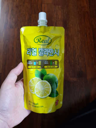 장수농가 리얼깔라만시 — 5점을 준 리뷰어가 2018년 6월 올린 사용 사진
