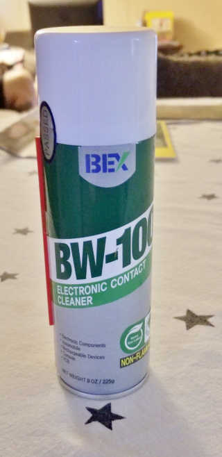 BW-100, 전자 접점 클리너 — 5점을 준 리뷰어가 2019년 8월 올린 사용 사진