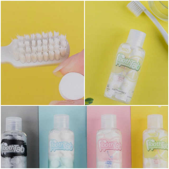 SalTherapy ToothTab 츄어블 치약 레몬 리뷰 사진