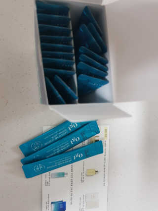 오지아이 워터 밤 모이스처 슬리핑 팩 4ml X 20pcs — 5점을 준 리뷰어가 2019년 12월 올린 사용 사진