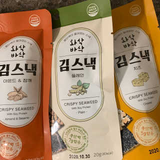 더빈트 와삭바삭 김스낵 — 5점을 준 리뷰어가 2019년 12월 올린 사용 사진