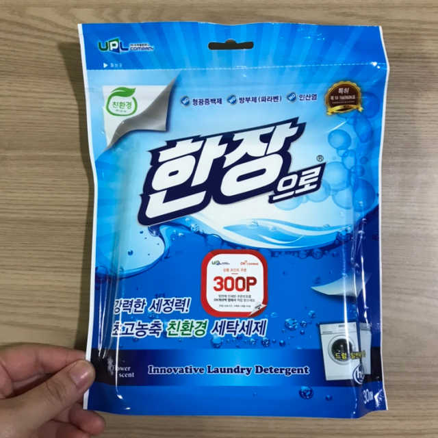친환경 종이세제 한장으로 리뷰 사진