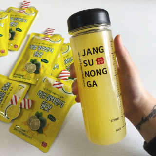 장수농가 리얼깔라만시 원샷 50ml 10팩+보틀 — 4점을 준 리뷰어가 2019년 4월 올린 사용 사진