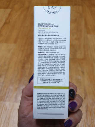 달리프 클로렐라 베러 루트 헤어토닉 100ml — 5점을 준 리뷰어가 2020년 3월 올린 사용 사진