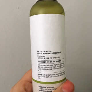 달리프 클로렐라 베러 루트 워터트리트먼트 200ml — 5점을 준 리뷰어가 2019년 4월 올린 사용 사진
