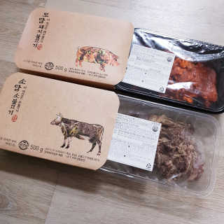 미티스트 더 맛있는 소담 소불고기 + 도담 돼지 불고기 — 4점을 준 리뷰어가 2019년 2월 올린 사용 사진
