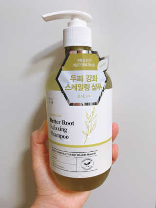 달리프 클로렐라 베러 루트 릴렉싱 샴푸 500ml — 5점을 준 리뷰어가 2019년 11월 올린 사용 사진