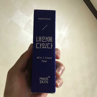 맨즈스킨 파란통 내안에다있다 — 3.17점을 준 리뷰어가 2017년 11월 올린 사용 사진