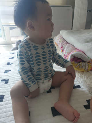 보솜이 액션핏 팬티형 — 5점을 준 리뷰어가 2019년 3월 올린 사용 사진