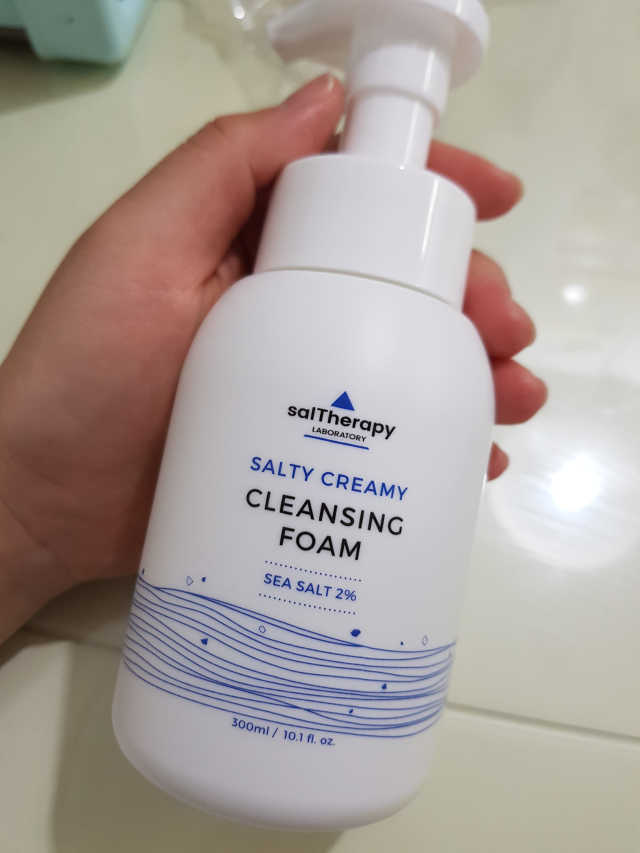 솔티 크리미 클렌징폼 300ml 리뷰 사진