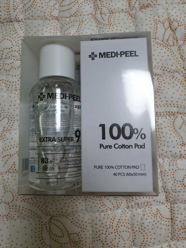 [메디필]엑스트라 슈퍼9 250ml+화장솜40ea 리뷰 사진