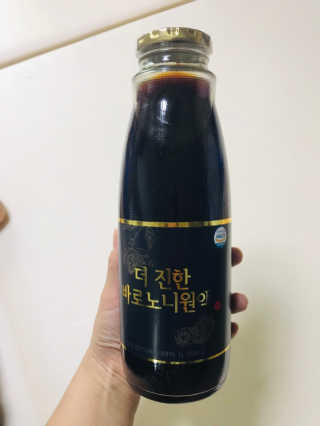 바로푸드 캄보디아노니 8640시간 숙성 더 진한 바로 노니원액 — 4.5점을 준 리뷰어가 2019년 3월 올린 사용 사진
